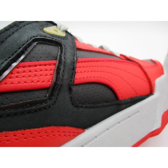 Puma Slipstream INVDR Shoes Men Sz 10.5 Red Black Leather Low Top 389968-01 1S9
